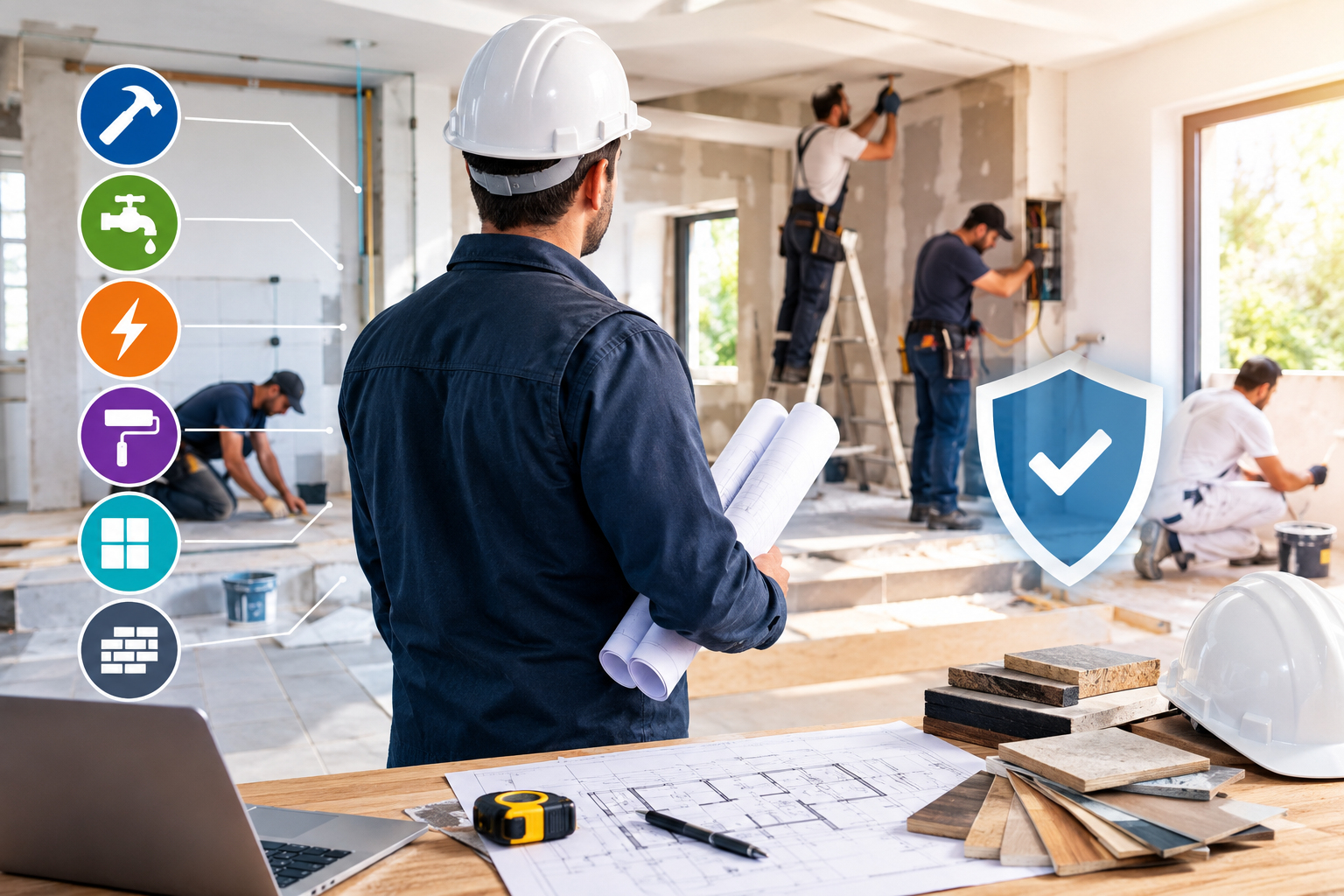 Assurance décennale entreprise de rénovation : gérer une activité multi-métiers