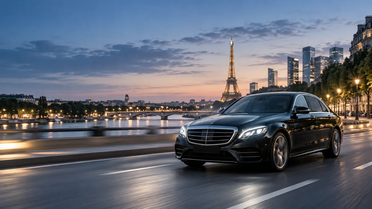 Berline VTC premium à Paris